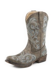 Roper Western Boot Boys Riley Vintage Brown 09-018-1566-2025 BR