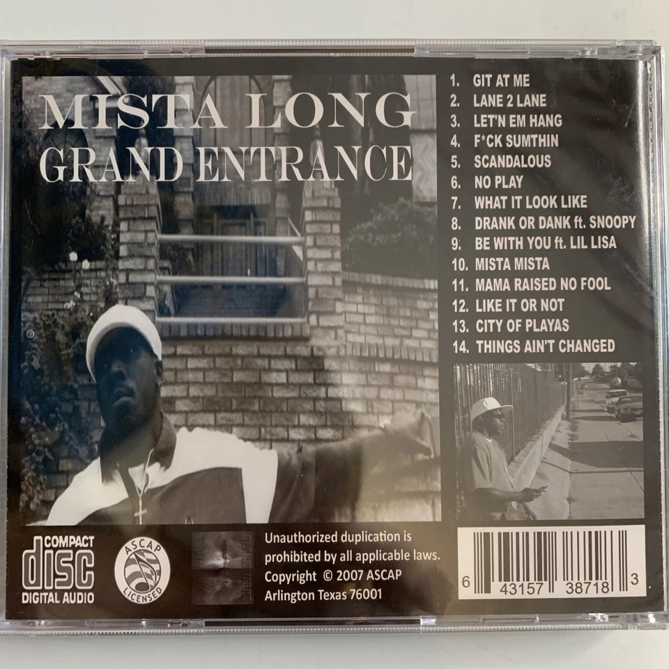 Mista длинный Grand вход компакт-диск новый запечатанный - Изображение 2 из 2