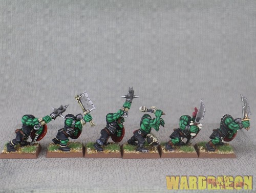 Warhammer The Old World WDS painted Orc&Goblin ORC BOYZ MOB u62 (31 figures) - Picture 8 of 21