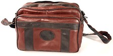 BROWN MEDIUM SIZED VINTAGE CAMERA GADGET BAG