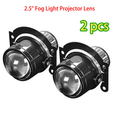 2pc 2.5 Fog Light Bi-xenon Projector Lens Hilo Beam H11 H9 H8 Hid Led Retrofit