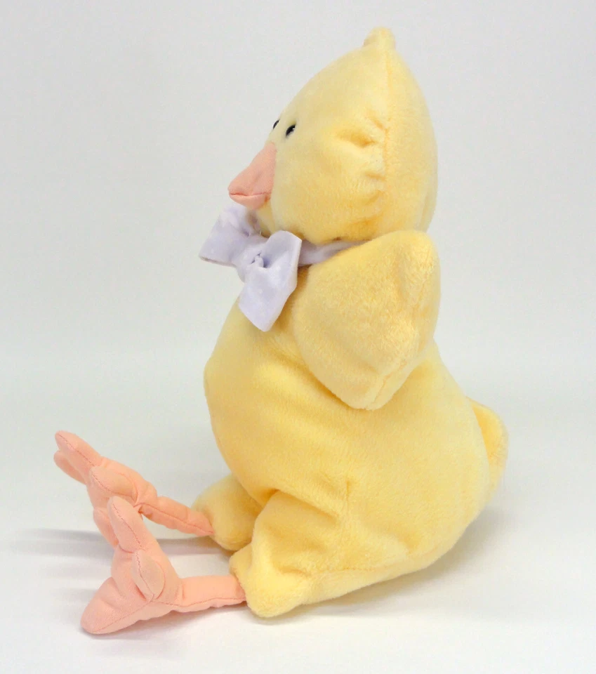 Hallmark Baby Chick Plush Vintage Easter 1989 Heartline 12 Inch Yellow Duck Toy - Image 3 of 4