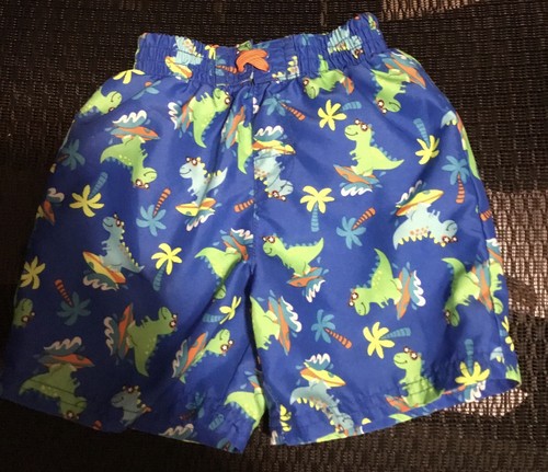 BABY BOY SWIMSUIT TRUNKS 18 MONTHS HEALTHTEX 18M DINOSAUR 🦖 CUTE BATHINGSUIT - Picture 4 of 7