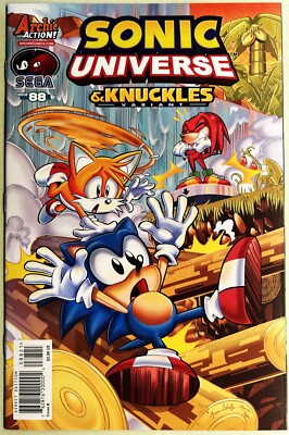 SONIC UNIVERSE Comic #88 Variant October 2016 SHATTERED 2 of 4 Knuckles Bag NEW