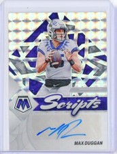 2023 Panini Mosaic Draft Picks MAX DUGGAN TCU AUTO Autograph Prizm RC Rookie