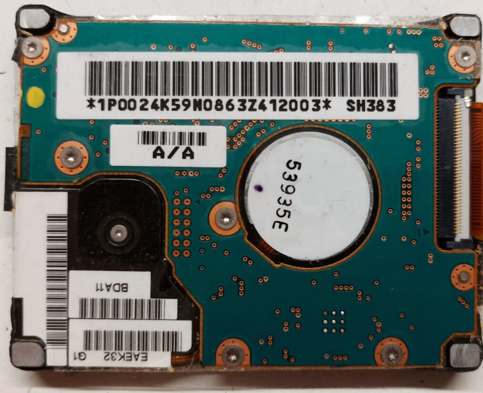 Hitachi Travelstar 20GB HTC426020G7CE10 SH383-A22 1.8" ZIF - Image 2 of 2