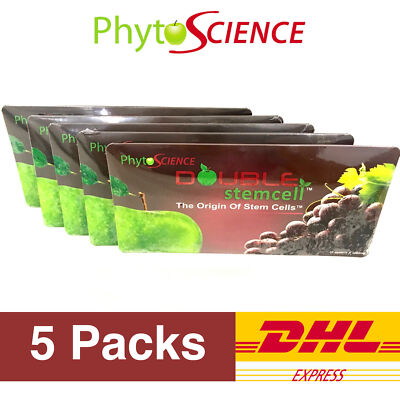 5 x Phytoscience Apple Grape Double StemCell stem cell anti aging EXP 2028