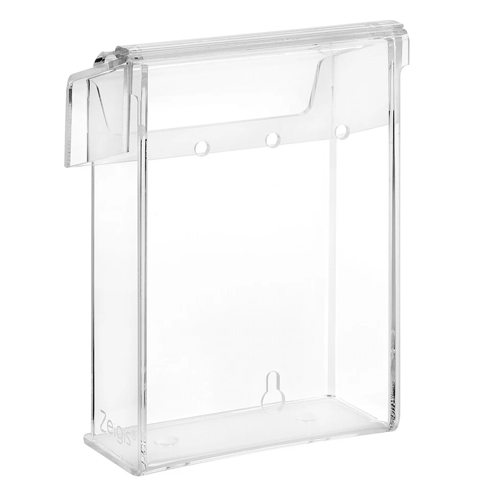 DIN A6 Hoch Prospektbox / Prospekthalter mit Deckel, wetterfest für Aussen - Bild 4 von 4