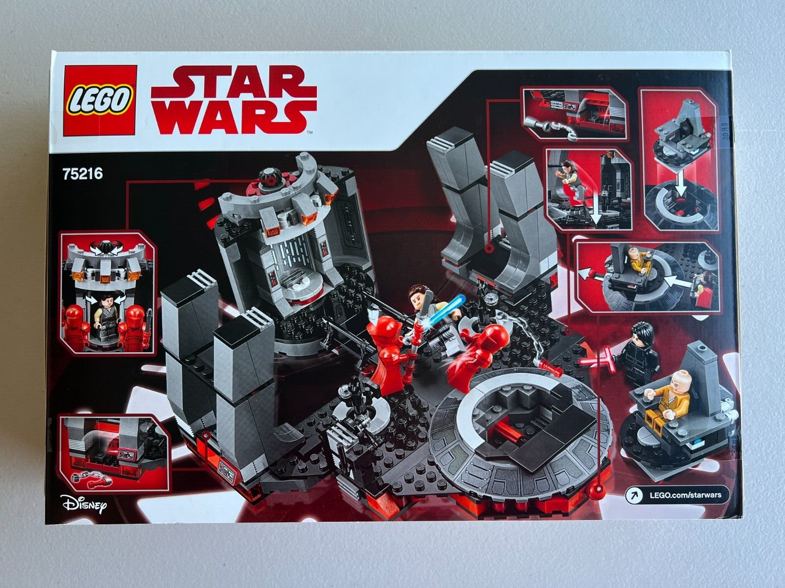 Snoke's Throne Room The Last Jedi Lego #75216 New & Sealed (Discontinued)