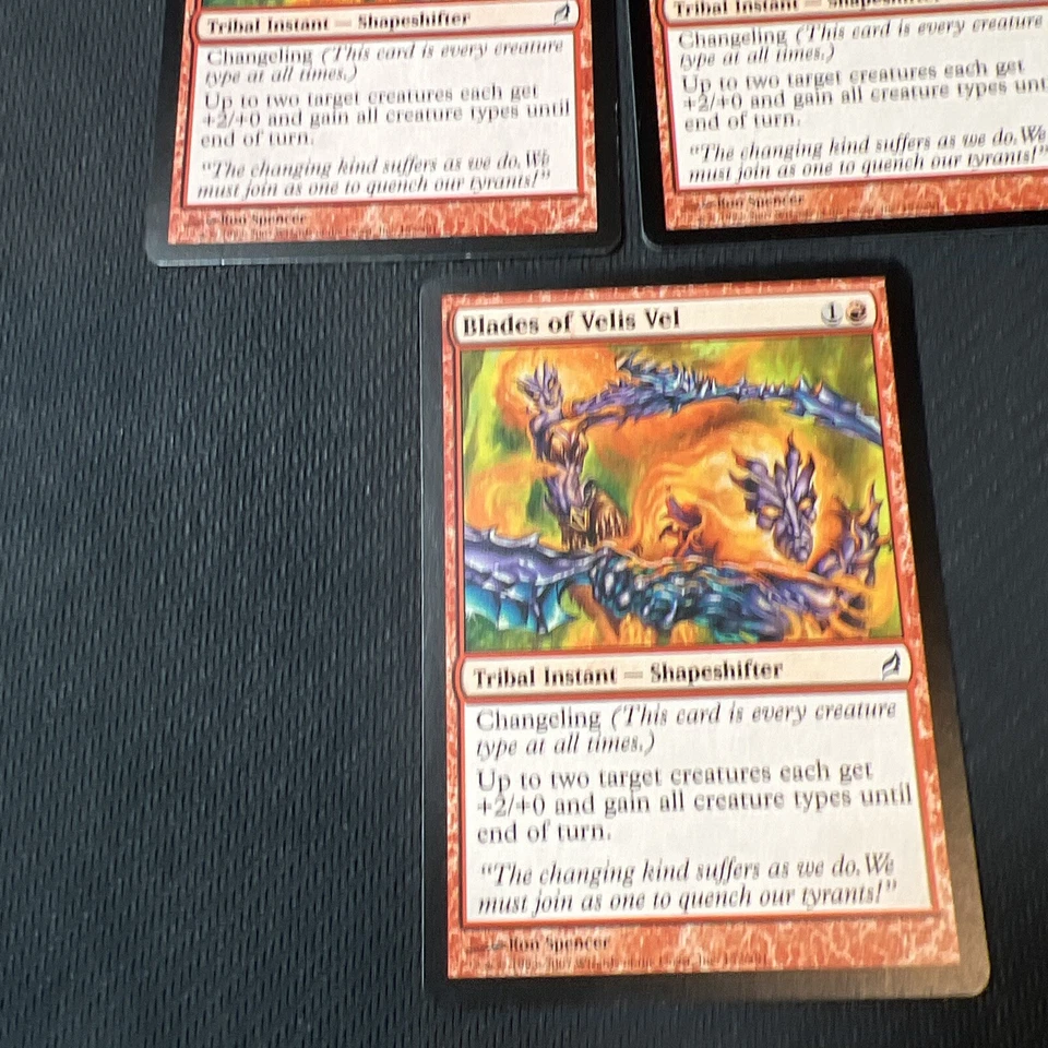 Blades of Velis Vel Magic The Gathering Mtg Lorwyn Card 3 - Image 2 of 4