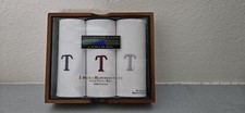 Alexander Julian Colours Men's Handkerchiefs "T" with Valet Box 100 Cotton