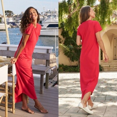 open lace back dress HARPER Double Decker Red, Heritage Jersey main image 1