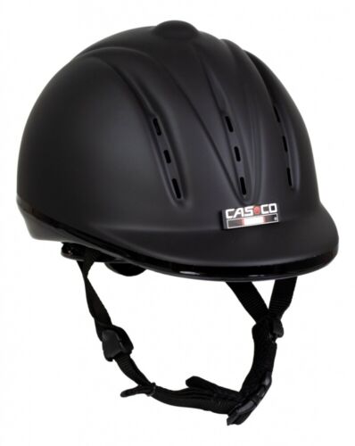 Riding helmet youngster casco black matte various sizes  - Picture 1 of 3
