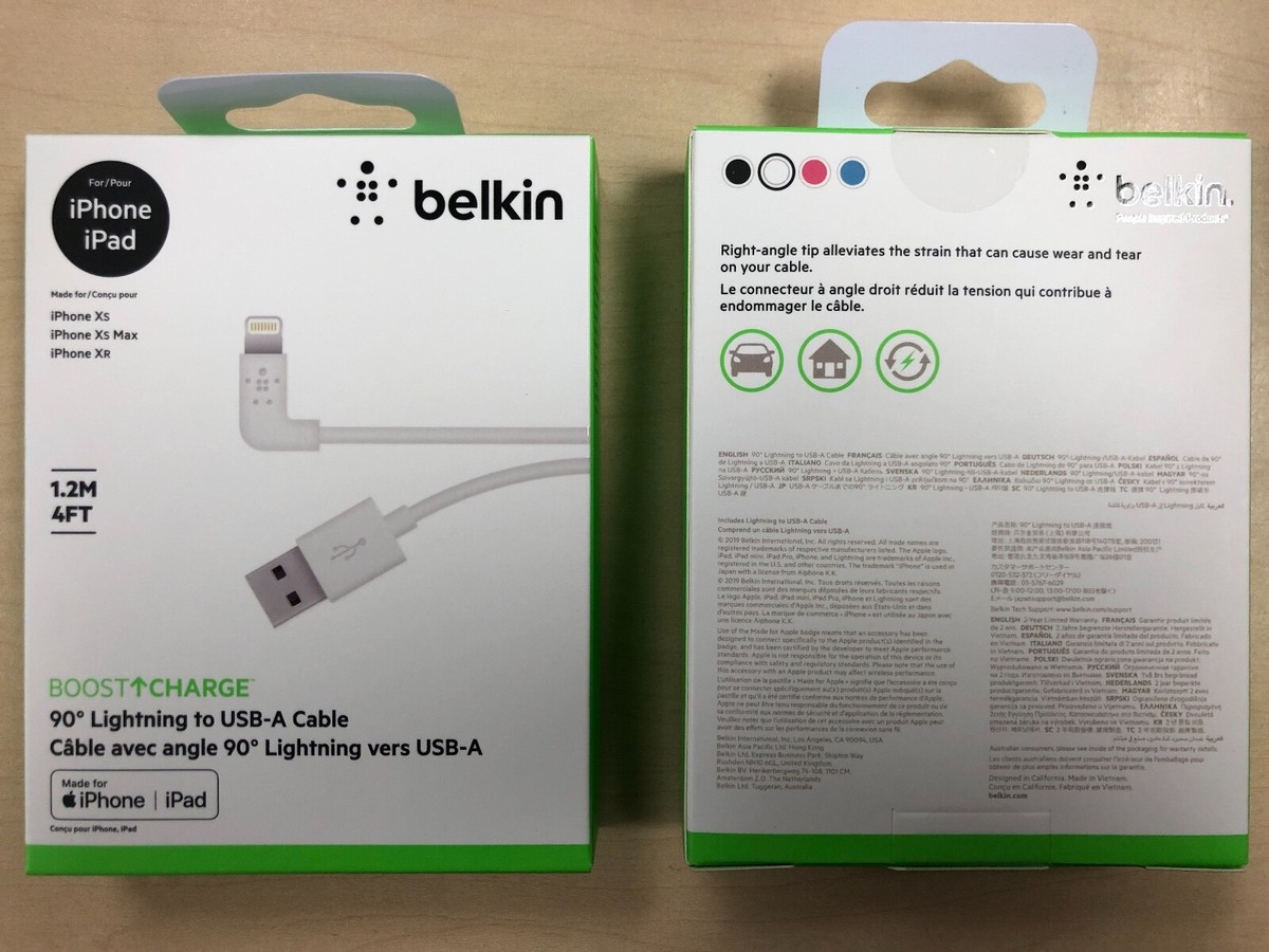 Belkin BOOST CHARGE MFi-Certified Lightning to USB-A iPhone Cable