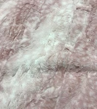 Fawn Rosewater Pink - Cuddle Minky Faux Deer Fur Fabric