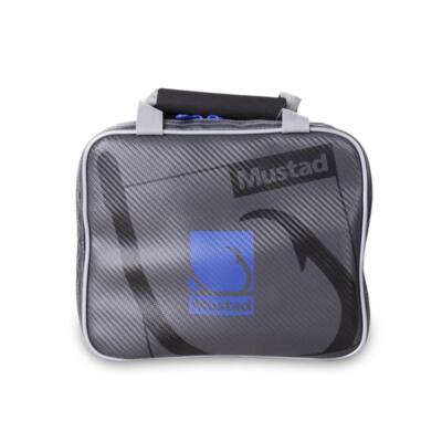 Mustad Single Rigger Wallet MB023 Rig-Tasche Vorfachtasche 10 Fächer Rig-Wallet