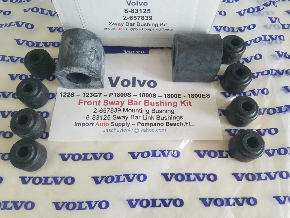 Kit de montaje y eslabones de buje de barra estabilizadora Volvo 122S 59-69 - P1800 61-73 Foto 2 de 3