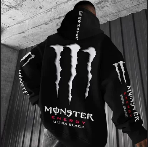 LO ÚLTIMO Para hombres Moda Monster Energy Suéter Traje de Sudadera Negro Diseño Multicolor - Imagen 31 de 31