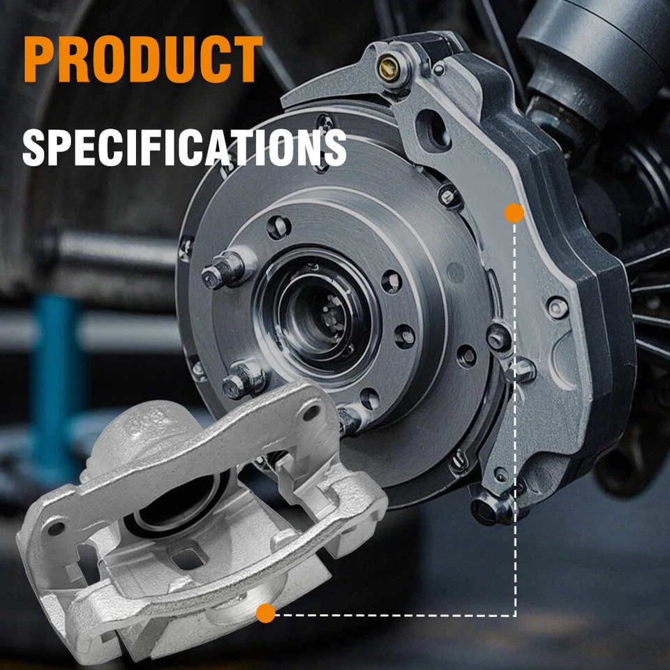 For 2011-2015 Chevrolet Cruze Limited Rear Left Right Brake Calipers w/ Bracket Foto 2 de 4