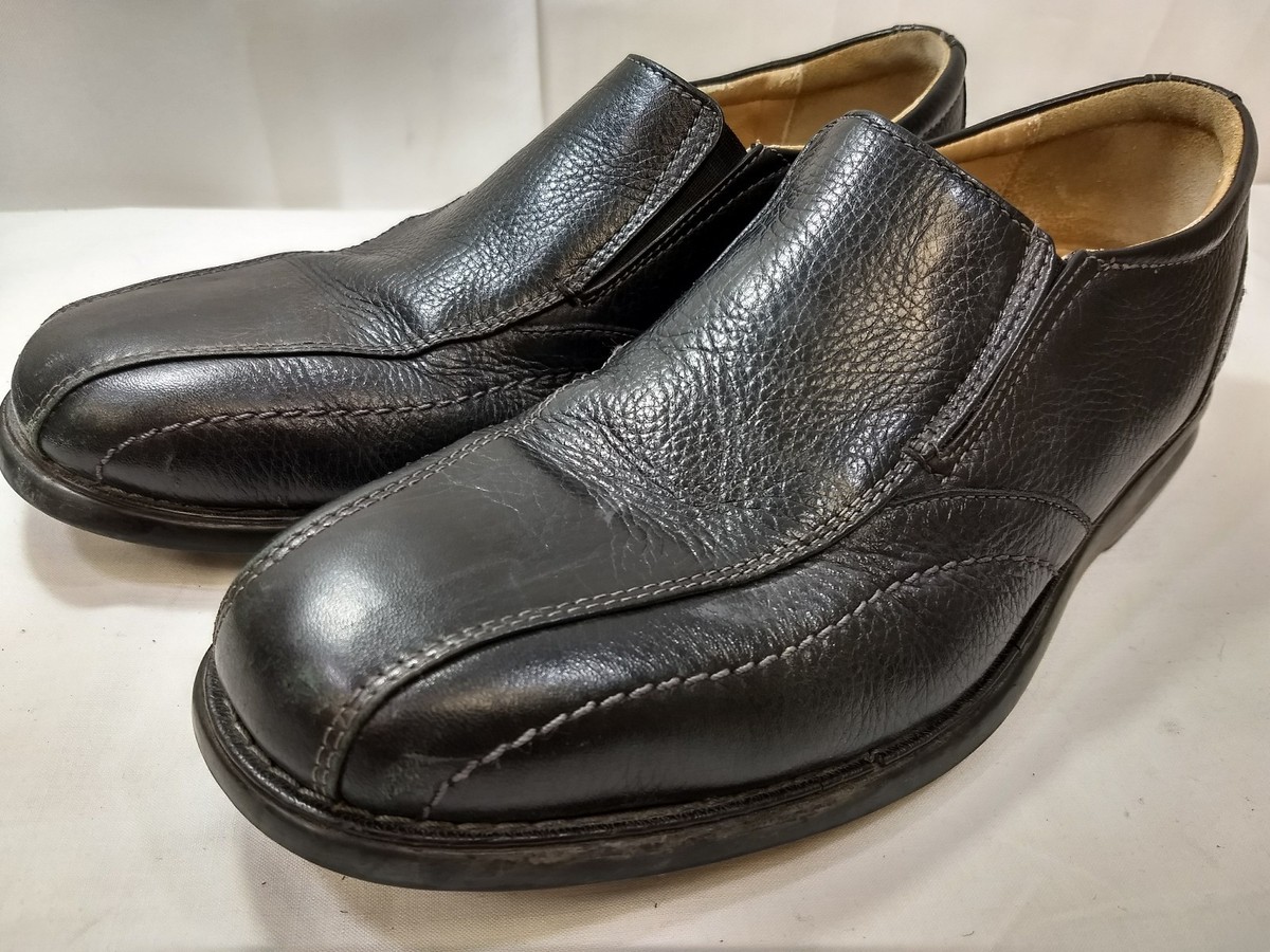 NUNN BUSH Mens Black Leather Slip On Loafers Shoes 10M  display picture 2