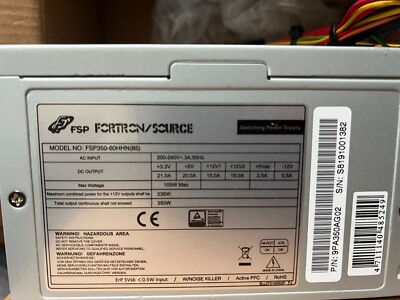 FSP Fortron/Source FSP350-60HHN(85) ATX Netzteil 350 Watt