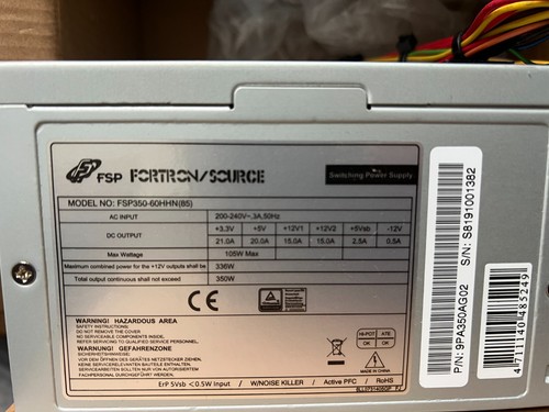 FSP Fortron/Source FSP350-60HHN(85) ATX Netzteil 350 Watt