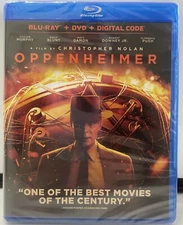 Oppenheimer Blu-ray Blu-Ray Digital Brand 2023 New & Sealed