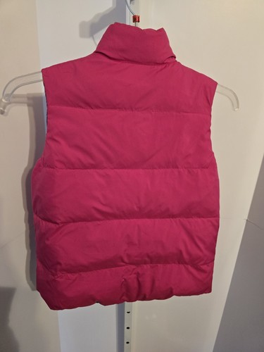 Polo Ralph Lauren Girls Reversible Pink/Floral Down Puffer Vest Size XL (16) - Picture 3 of 9