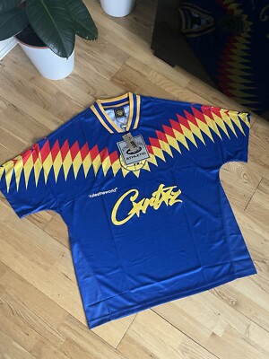 新品 Corteiz CLUB RTW FOOTBALL JERSEY Sサイズ Buy Corteiz Club RTW Football Jersey 'Blue' - 7892