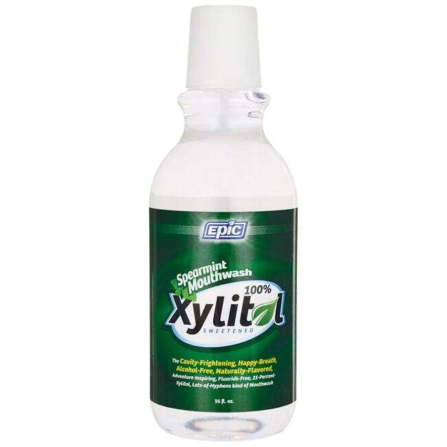Epic Dental Xylitol Подслащенная мятой жидкость для полоскания рта 16 жидких унций 3190₽