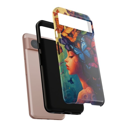 Butterflies Girl Beauty Phone Case for iPhone, Samsung Galaxy, Pixel - 第 240/240 張圖片