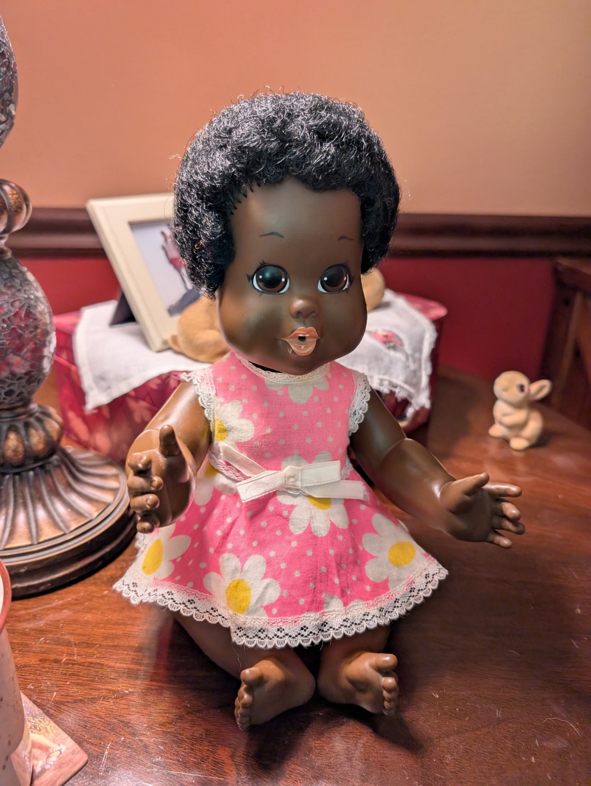 Baby Nancy, 1968 Shindana doll, Black/African American,