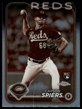 2024 Topps Chrome #167 Carson Spiers Sepia Refractors