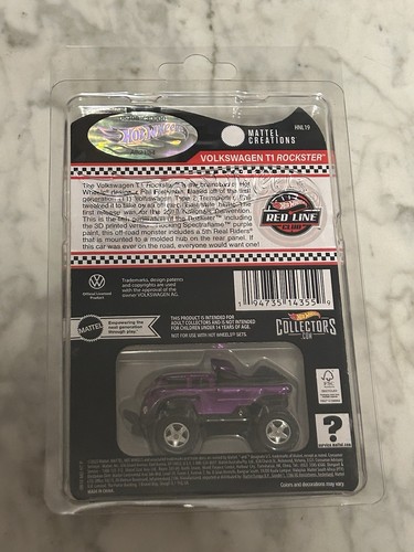 2023 Hot Wheels RLC Exclusive Volkswagen VW T1 Rockster Purple - Picture 2 of 2