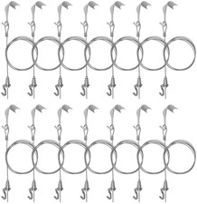14 Pack Sturdy Picture Rail Hanging System, 66 Lb (30 Kg) Max Load Capacity, Adj