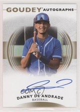 2022 Upper Deck Goodwin Champions Goudey Auto Danny De Andrade #GA-DD Auto 4et
