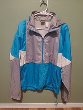 Vintage Nike 90s Silver Tag Light Windbreaker Jacket Blue Gray Pullover Men's M