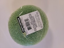 ROUND FLORAL FOAM ARRANGER FOR SILK DRIED FLOWERS 3.8x2.8x1.9 Green