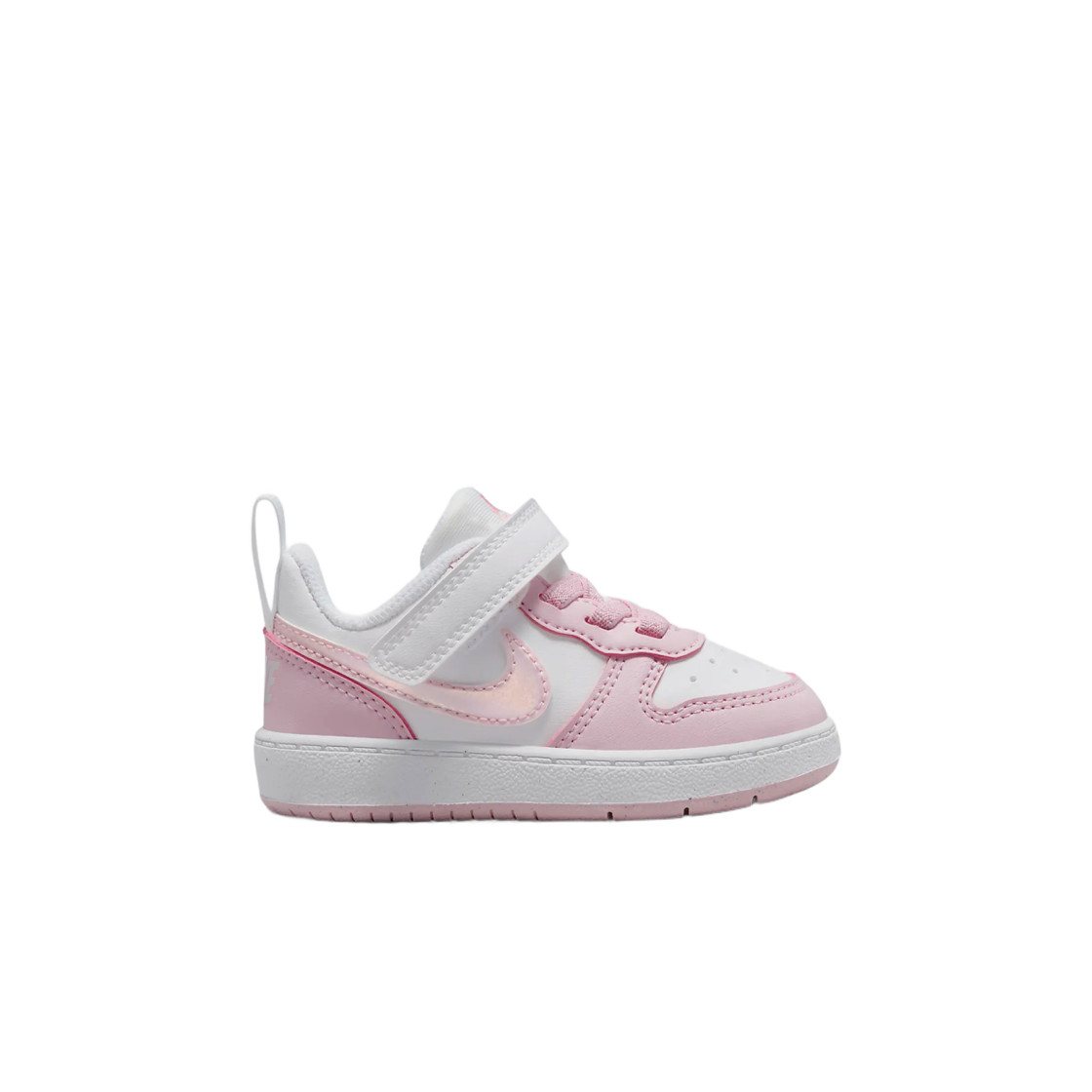 Nike Court Borough Low Recraft White Pink Foam Sneakers Toddler