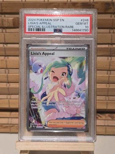 Lisia's Appeal 246/191 - PSA 10 - SSP EN Surging Sparks Pokemon - SIR Trainer