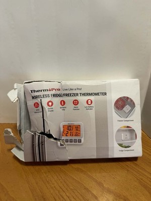 ThermoPro Wireless Freezer Fridge Thermometer TP210-B (damaged box)