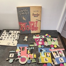 Vintage Train Wall Hanging for Childs Room Nu...