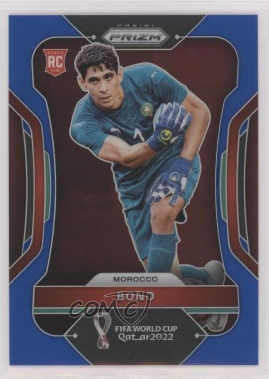 2022 Panini Prizm World Cup Qatar Blue 24/299 Yassine Bounou Bono #238 0s9x