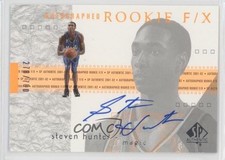 2001-02 SP Authentic Auto Rookie F/X 278/700 Steven Hunter #132 Auto v4j