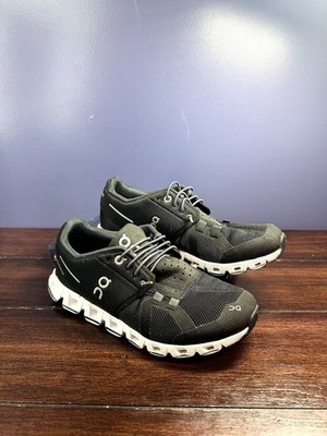 Swiss Engineering On Cloud 5 Running Sneakers Black/White Womens Size 5 US EU 36