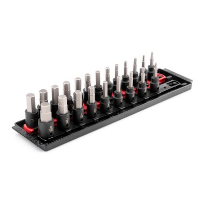 Tekton SIB91201 3/8'' Drive Hex Impact Bit Socket Set, 22-Piece