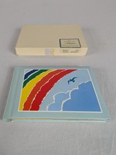 Hallmark Vintage Photo Album Rainbow Seagull Clouds Ocean Holds 20 3x5 Pictures