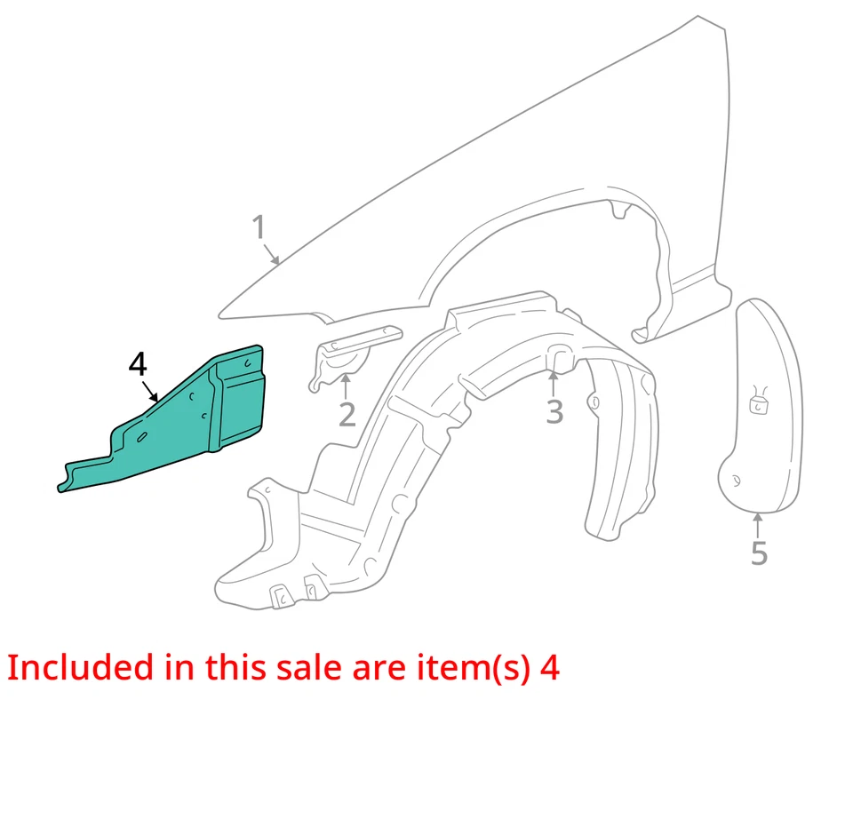 Pontiac Buick Grand Prix 1997-2005 Regal Shield Eng Sph *negro 10285881 nuevo OEM Foto 3 de 4