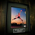Beckett Michael Jordan Signed Photograph Framed Signed Picture W/COA