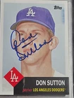 2016 Topps Archives DON SUTTON In-Person Signed Autographed AUTO
